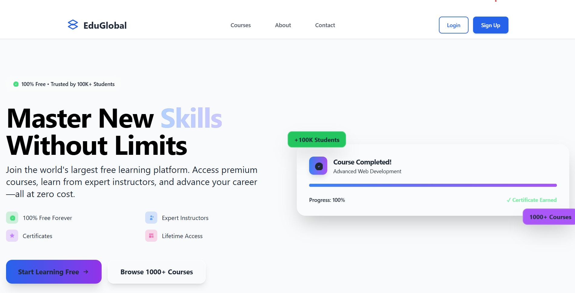 EduGlobal LMS Platform